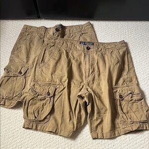 Men's American Eagle Khaki Cargo Shorts